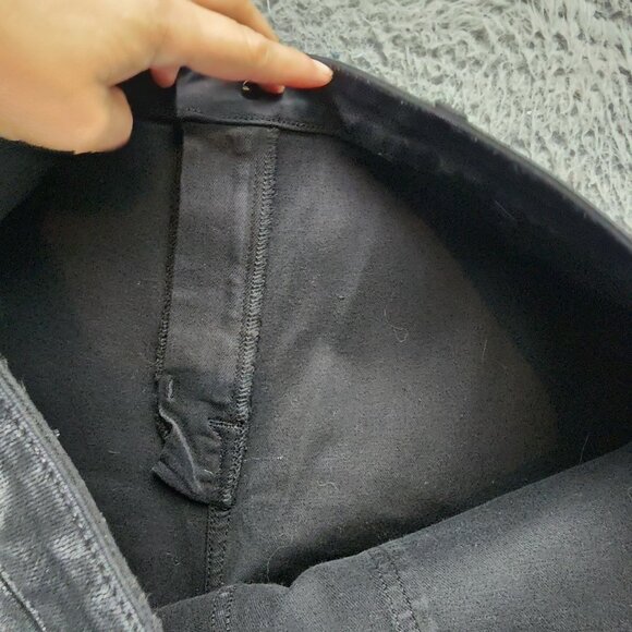 7 For All Mankind Pants Womens 18 Jen 7 Black High Rise Ankle Straight *NWT* - Picture 10 of 15